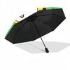 1pc BT21 Christmas wreath Automatic Open/close Umbrella, Portable Travel Umbrella, Everyday Use - Outdoor Accessory, Artistic Pattern, Compact Design,