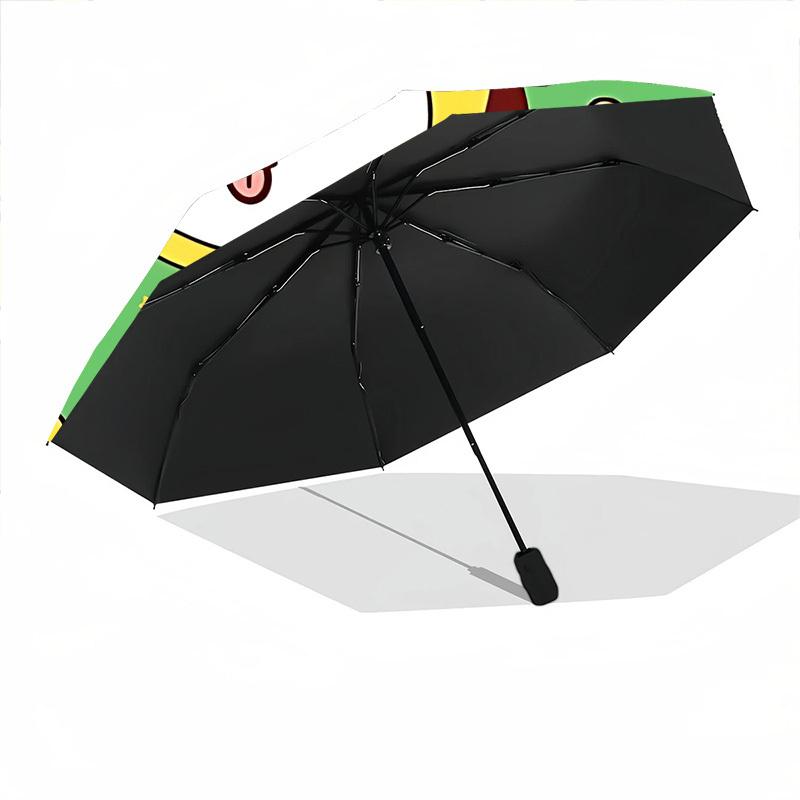 1pc BT21 Christmas wreath Automatic Open/close Umbrella, Portable Travel Umbrella, Everyday Use - Outdoor Accessory, Artistic Pattern, Compact Design,