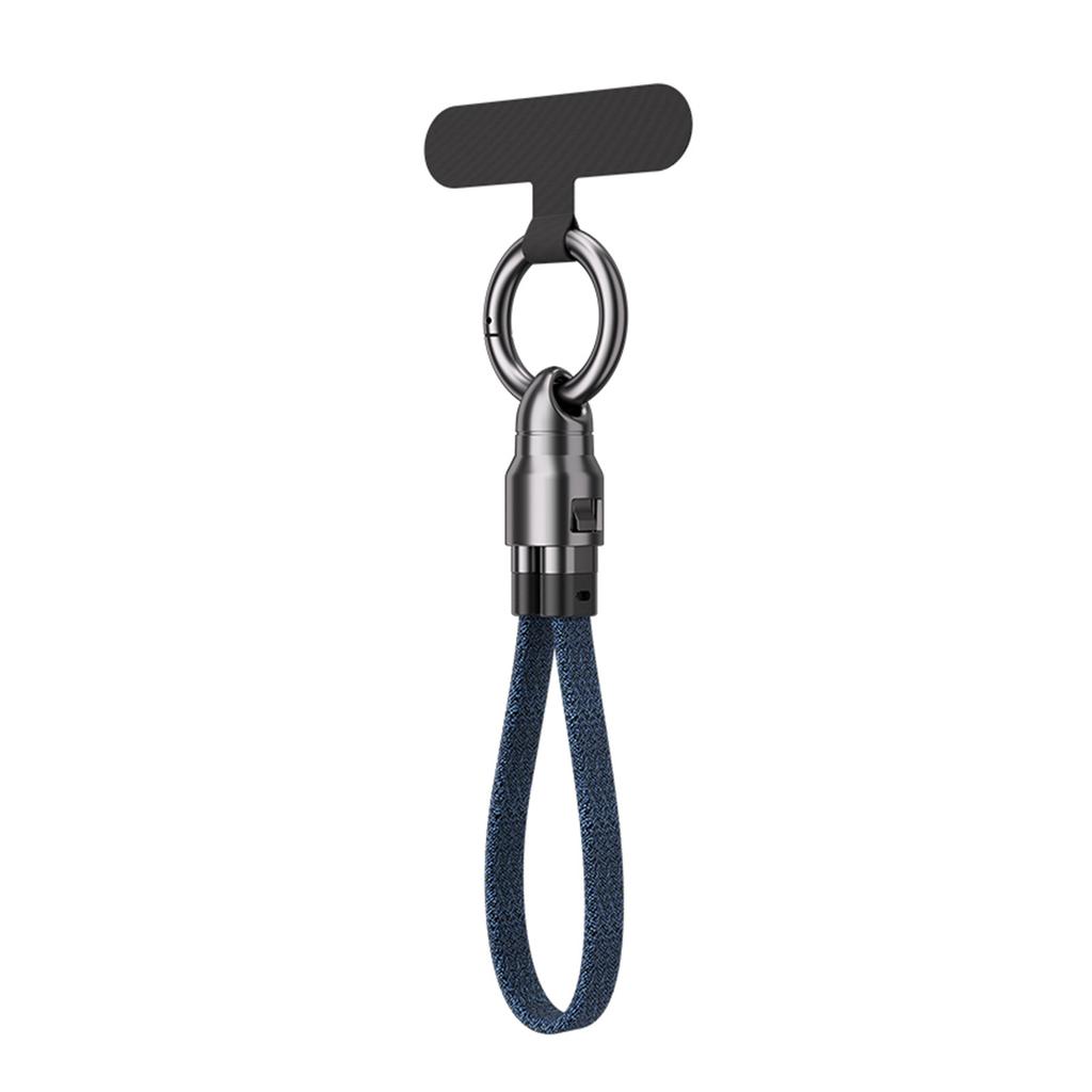 PD240W Keychain Fast Charging Cable 2 In 1, Type C To Type C Data Cable, Zinc Alloy Portable Charging Cord for Laptop,