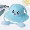 Bunny Ears Straw Hat Hat Cartoon Cute Comfortable Sun Protection Cute Children