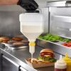 Hanging Design Sauce Squeezer Plastic Sauce Dispenser Enduring Salad Dressing Bottle  For Hamburger