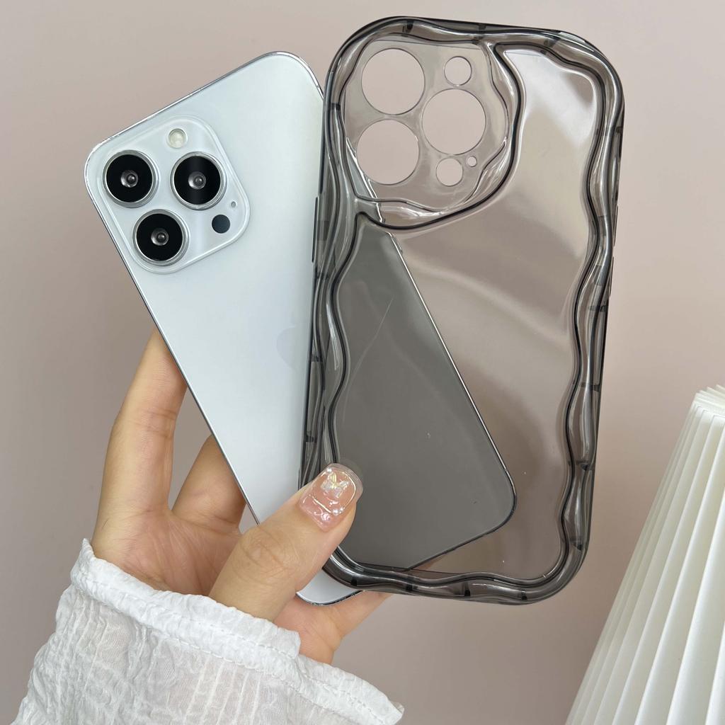 For iPhone 11 12 13 14 15 16 17 Pro Max Air 16e 7 8 Plus XR Phone Cases Flaunt Your Personality with This Exclusive TPU Cover Cream Pattern Soft Case