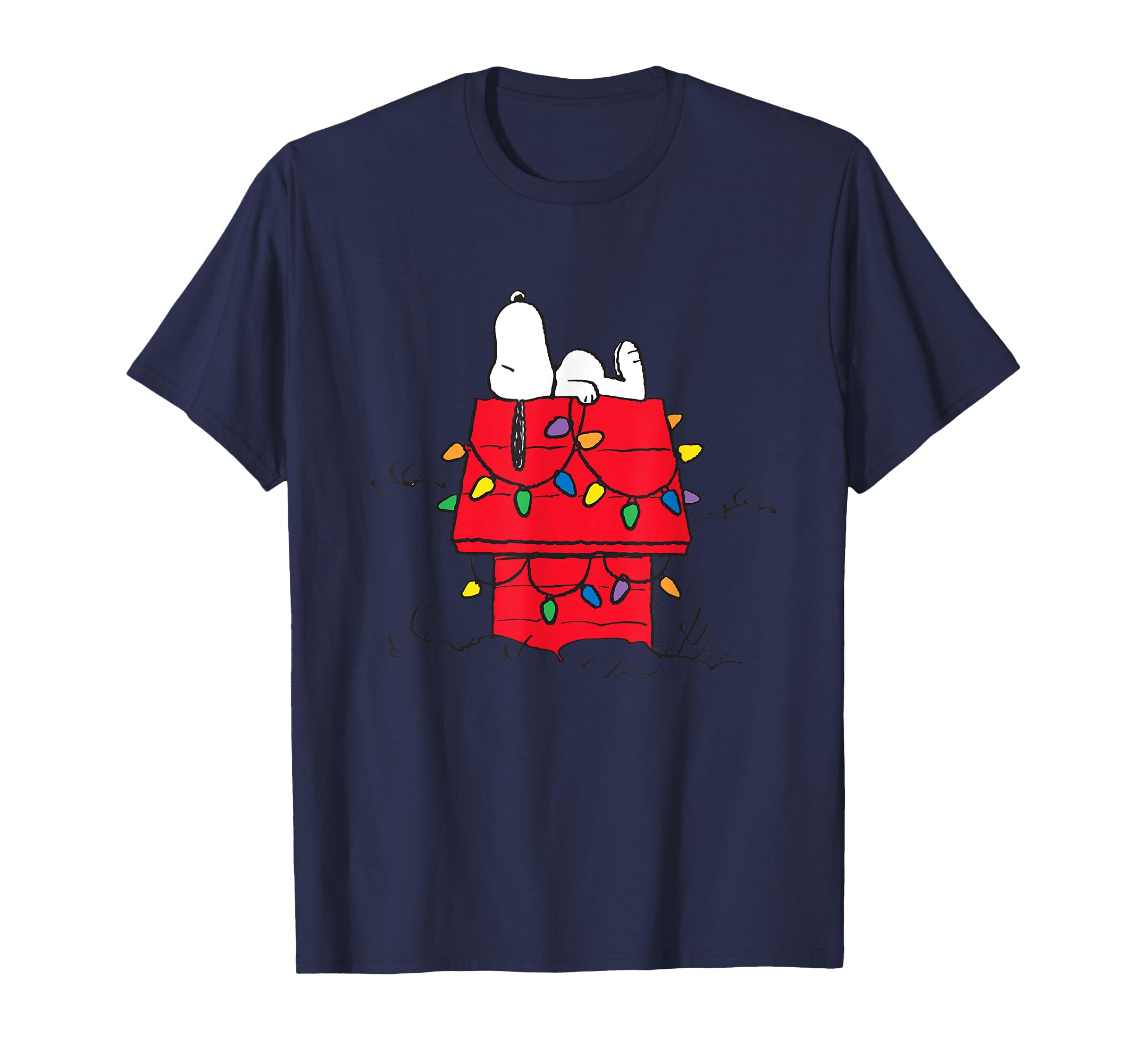 

Peanuts Christmas Light House Snoopy T-shirt