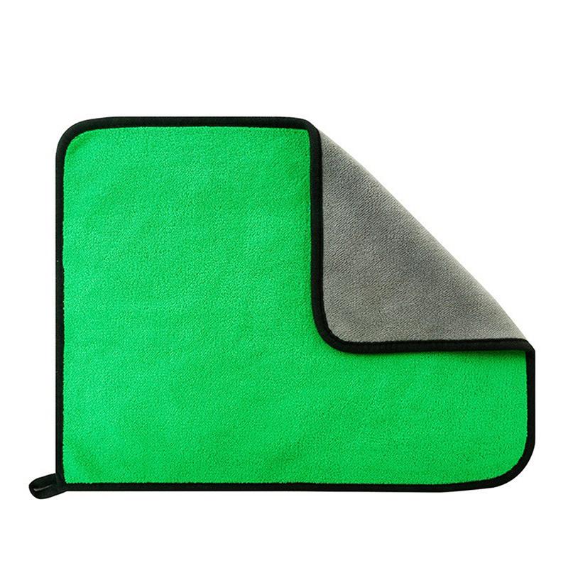 Asciugamano in Microfibra Pile Corallo per Lavaggio Auto Dettagli Auto Cura Pulizia Asciugatura Panno Accessori Auto 30X30/60Cm Casuale