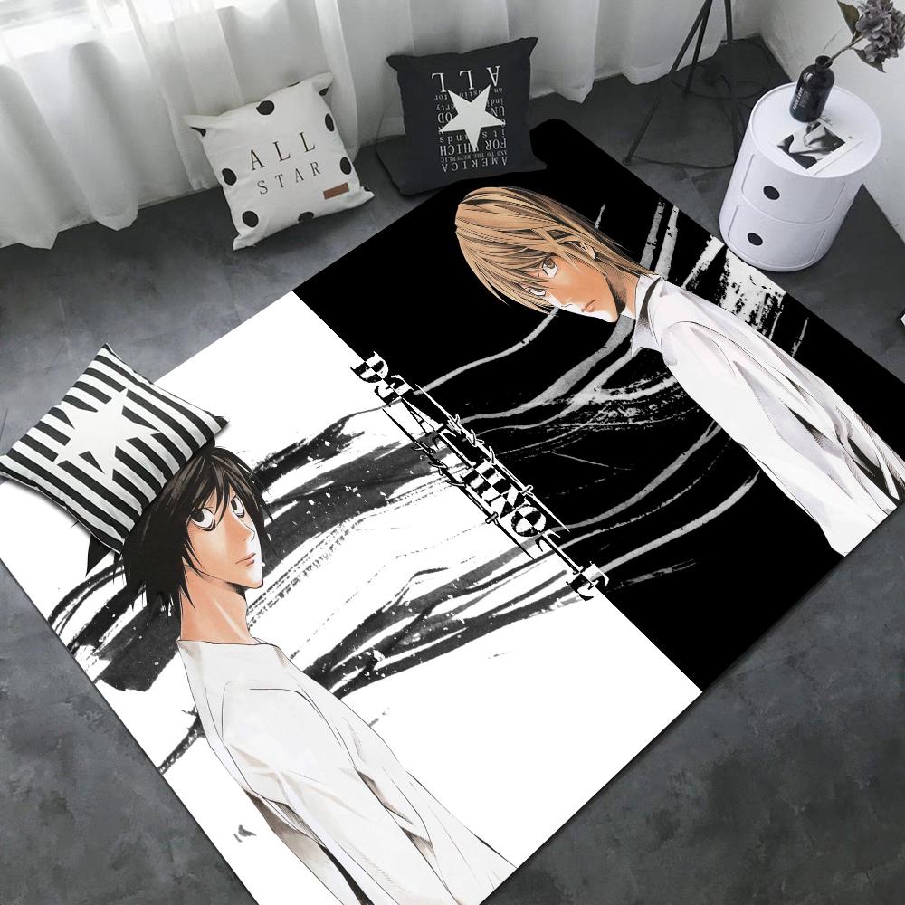 Anime Death Note Fußmatte Retro Mehrfachauswahl Wohnzimmer Küchenteppich Rutschfest Moderne Heimdekoration