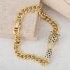 European and American New Women's Fashion Hip-hop Jewelry Stone Leopard Bracelet Bracelet Bracelet