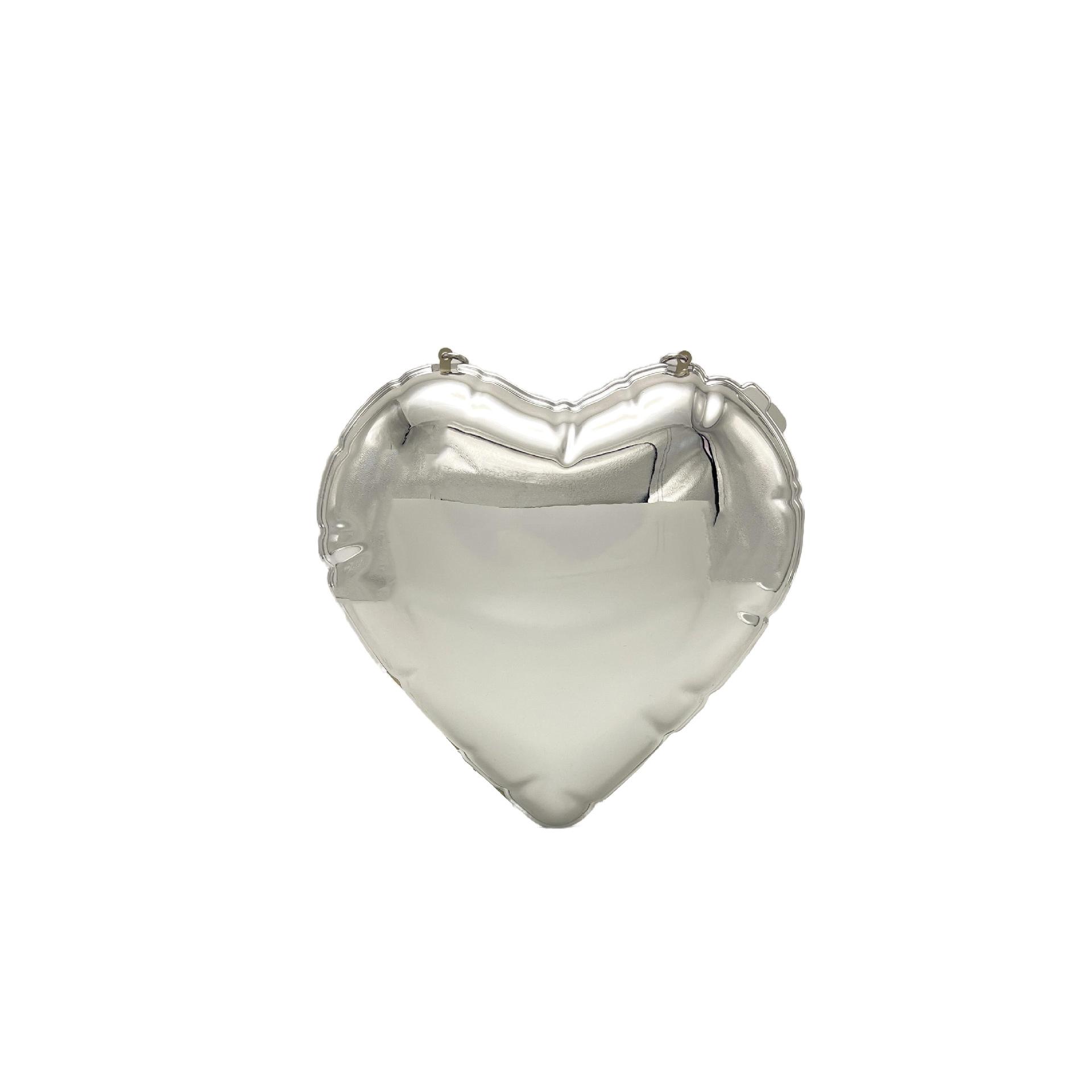 

Милая прозрачная акриловая сумка через плечо с рисунком Пузырчатое сердце для женщин, Элегантный клатч для вечерней вечеринки, Модная прозрачная сумка через плечо в стиле Y2K