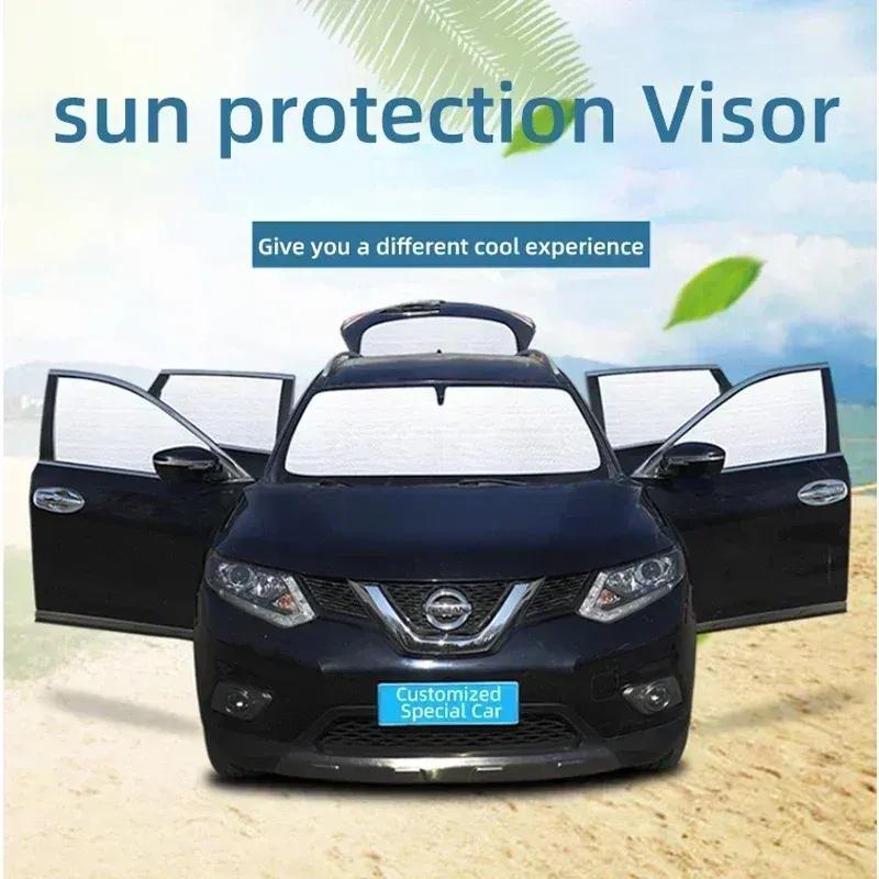 For Mitsubishi Pajero 4 V73 2006 2007 2008~ Car Coverage Sunshade Anti-UV Window Sunshade Cover Protection Board Auto Visor