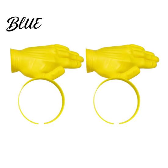 Summer Sun Hat Hand-Shaped Visor 3D Printed Funny Novelty Headwear Outdoor for Activities Unique Face Shield Gardening Hiking Beach Ergonomic