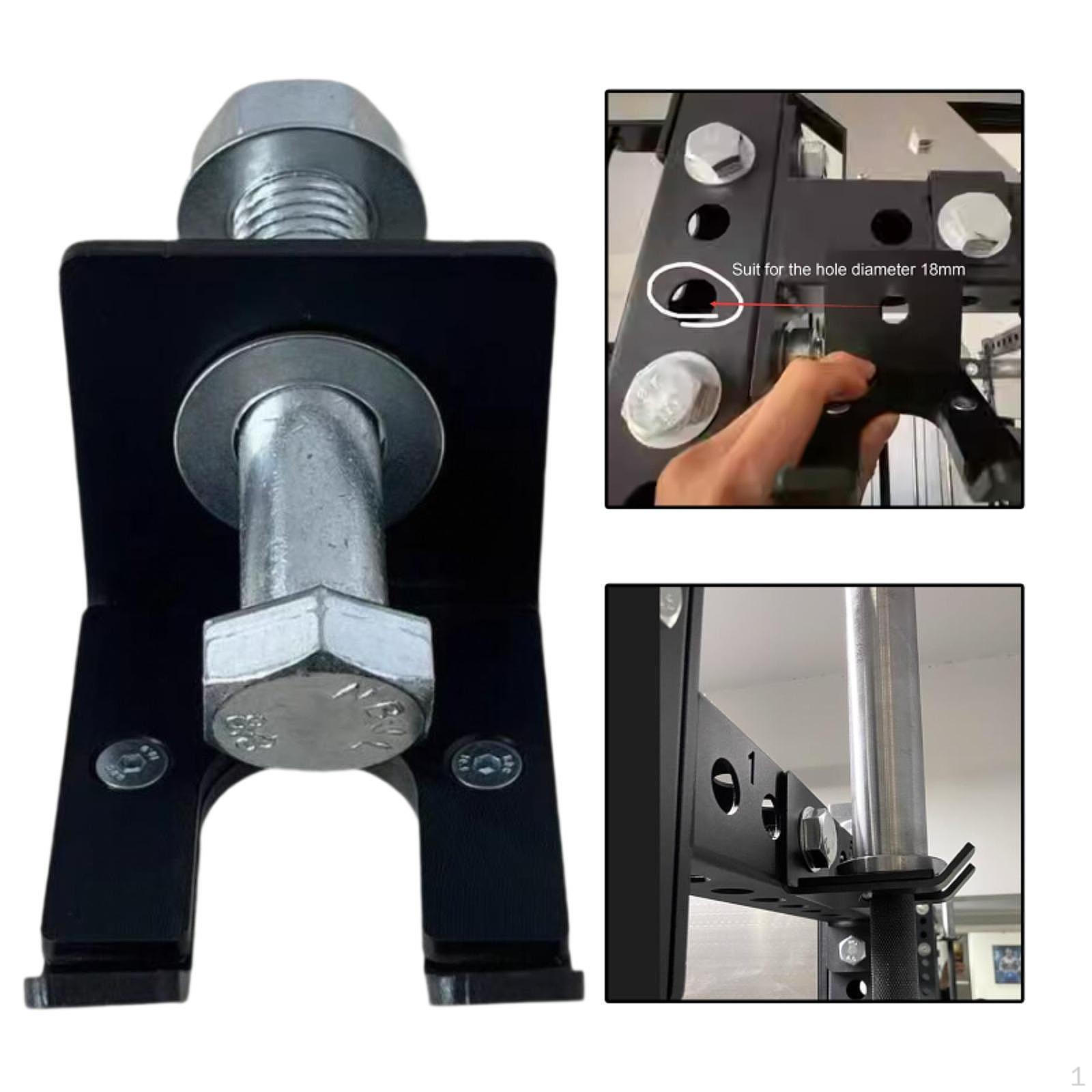 

Навесное крепление для штанги, совместимое с и стойками чёрный