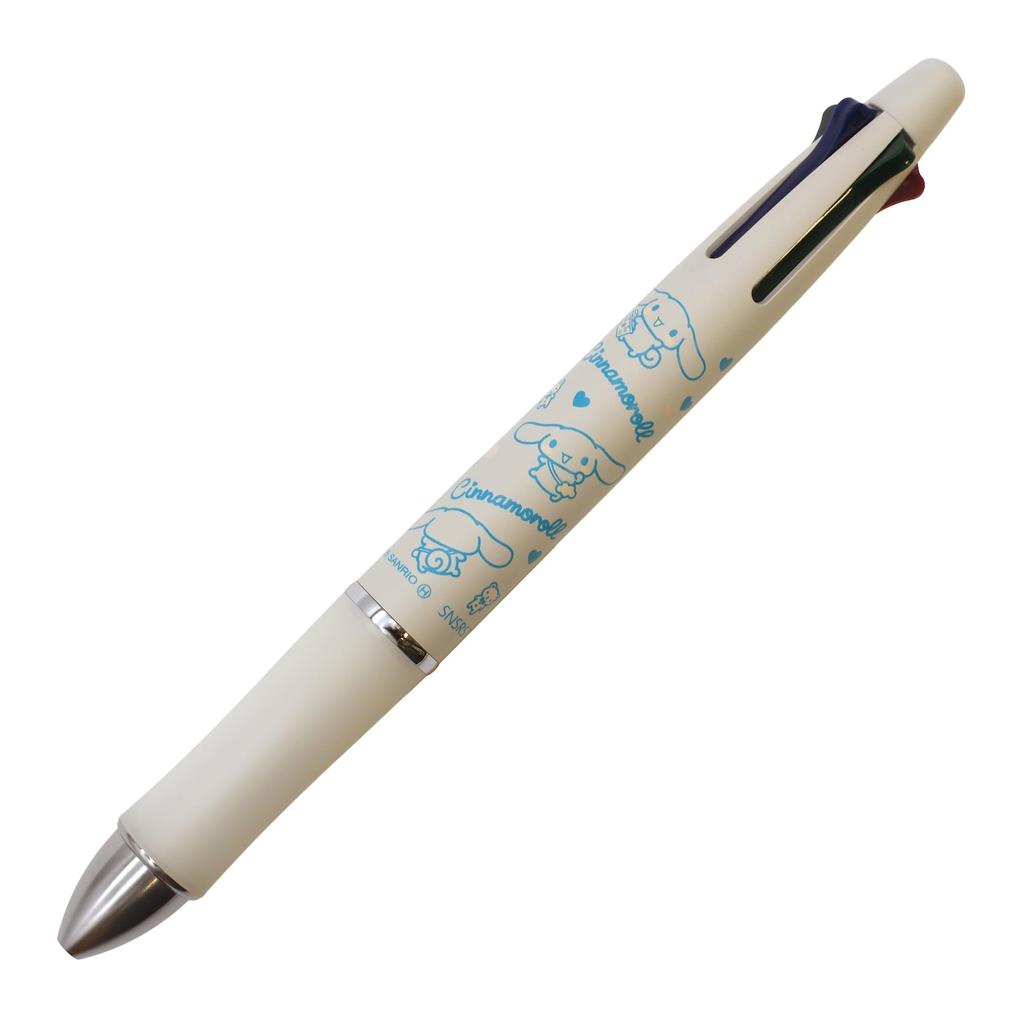 Stationery Cinnamoroll Sanrio Characters Goods Ballpoint Pen and Mechanical Pencil Grip S4659988 Sun-Star Multi-color Dr. 4+1