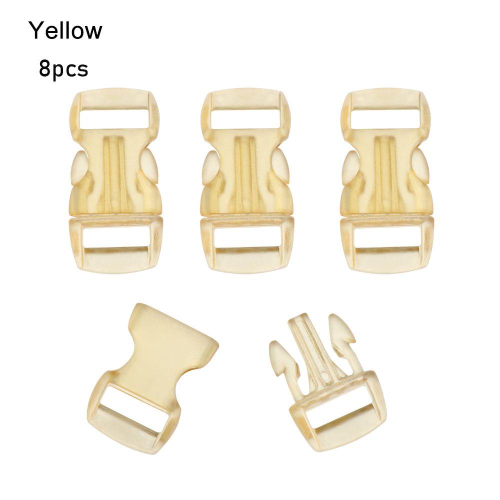 quality 3/8" 10mm Curved Dog Collar Strap Webbing Outdoor Tool Camp Bag Parts Side Release Buckle