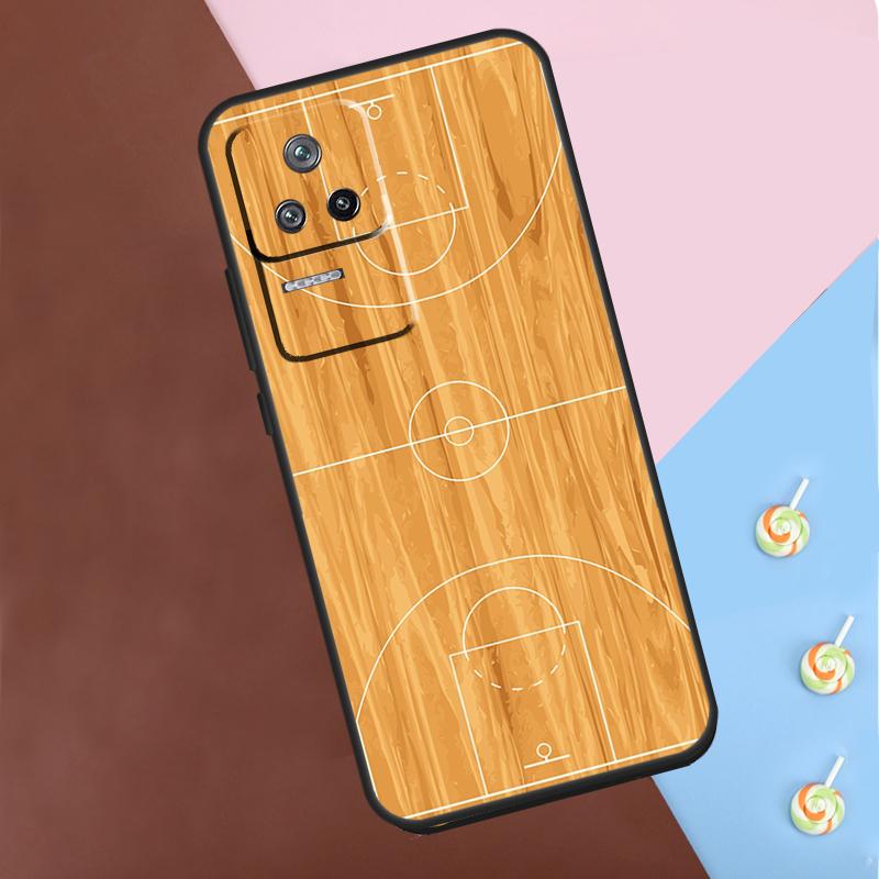 Basketball Court Diagram Case For Xiaomi 13T 14 Pro 11T 12T 12 13 Lite POCO X6 X3 X4 X5 Pro F3 F5 M5s M6 Pro Cover
