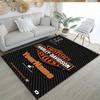 Harley-davidson Motorcycles Customize Your Name Floor Rug Office Rug Perfect for Outdoor Living Rooms Game Room Balcony Anti-slip Rug Decorate Offices