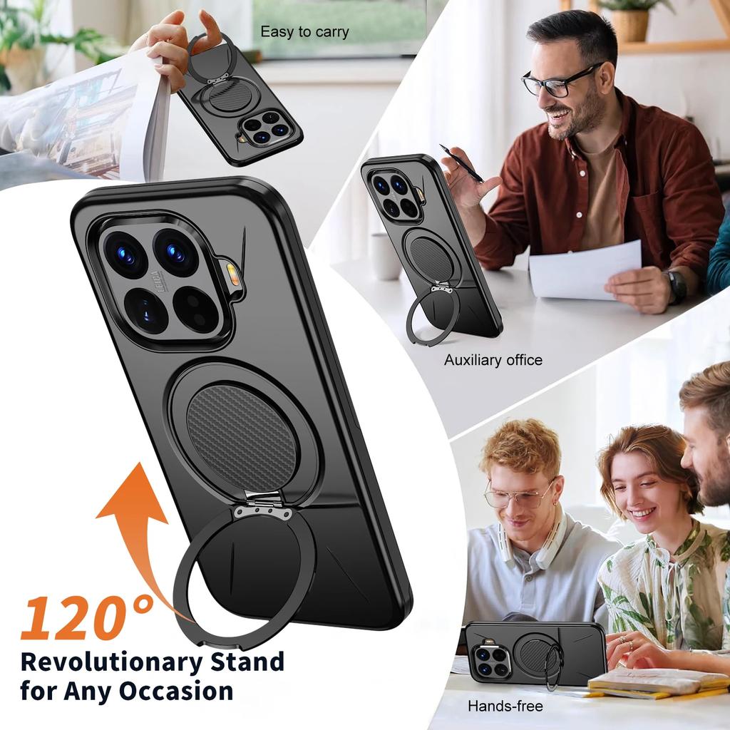 For Magsafe Stand Invisible Support Phone Case for Xiaomi 15T Pro 5G Mi15t Xiaomi15t Xiao Mi 15t Pro