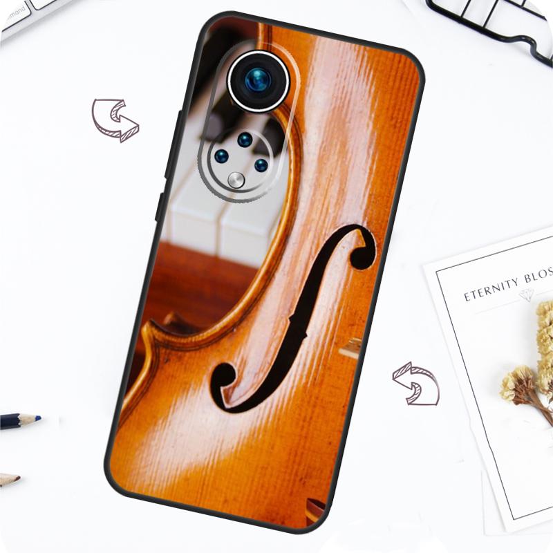 Cool Music Violin Case For Honor Magic 5 6 7 Lite Honor 200 Pro X8b X9a X8a X8 X9 X9c X9b 50 70 90 Lite Cover