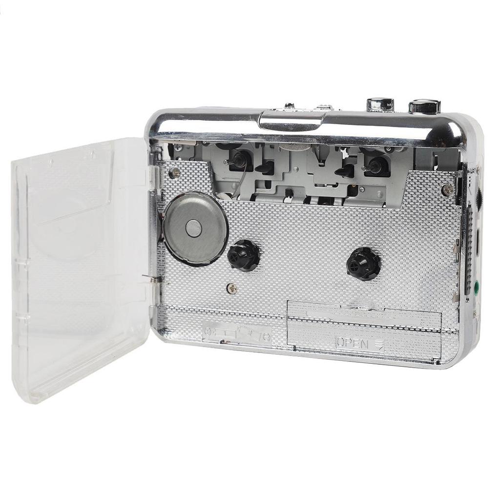Transparent Classic Cassette To MP3 Player with Type-C Interface
