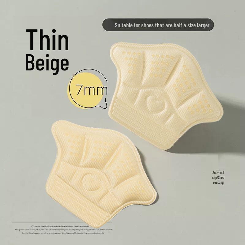 

Shoe Size Adjuster & Anti-Friction Kit: Heel Grips, Half Insoles, Anti-Slip & Anti-Wear Stickers