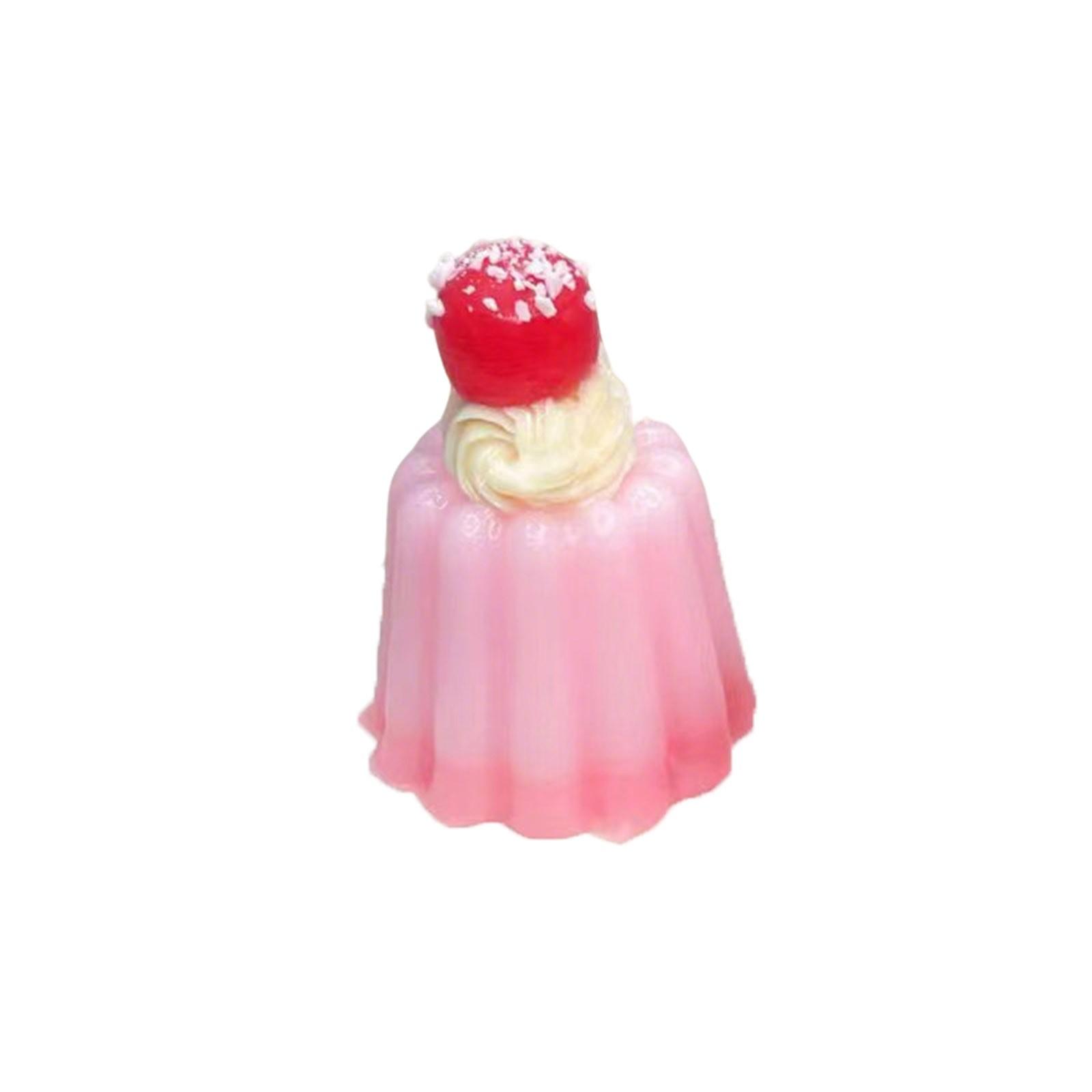 Creamy  Pudding - A Relaxation Wonder! Soft And Reboundable Silicone Simulation Cream Pudding - CooLure One Size розовый