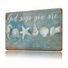 Placă Metalică Decorativă de Perete 20x30cm