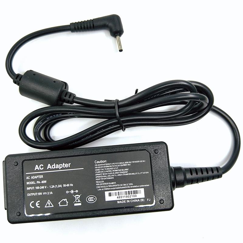 AC Adapter 19V 2.1A 40W 2.5*0.7MM AC Laptop Charger Adapter For ASUS Eee 1001Px PC X101CH R051PX N17908 ADP-40PH