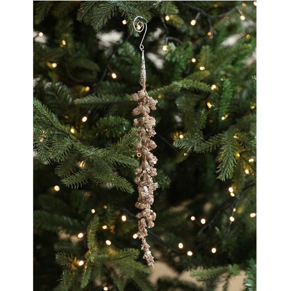 New Creative Christmas Branch Pendants New Year Pendant Xmas Tree Ornaments Hanging Ornament Plastic Christmas Decorations
