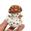 Cartoon Duck Statue Cute Miniatures Figurine Micro Landscape Animal Sculpture  Living Room