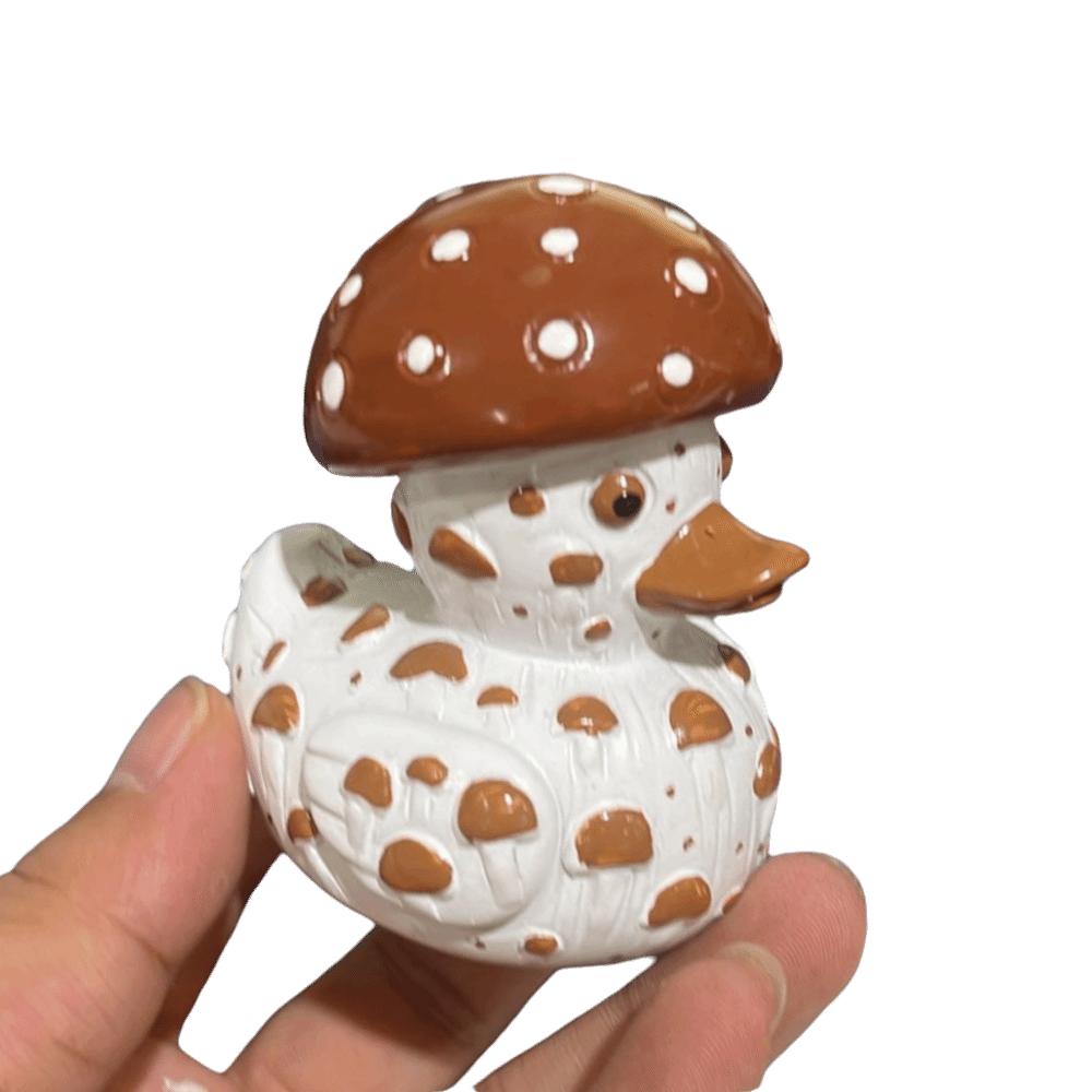 Cartoon Duck Statue Cute Miniatures Figurine Micro Landscape Animal Sculpture Living Room
