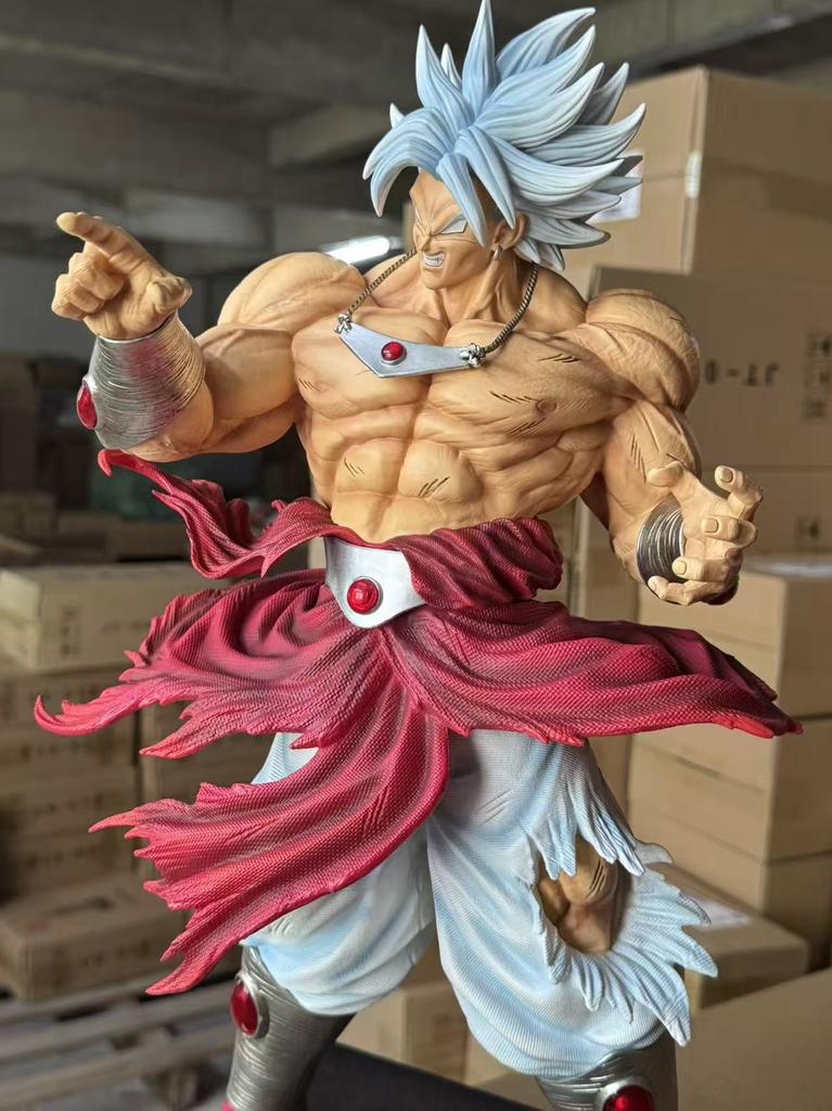 Jt 059 Broly Dragon Ball Super Saiyan Anime Figure Pvc Large Collectible Statue Home Decor Ornament For Adult Anime Fans Gift