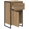 Sideboard Rustic Oak Style 43 x 36 x 75.5 cm Engineered Wood