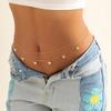 Classic Retro Cute Butterfly Waist Belly Chain for Women Summer Beach Sexy Simple Body Chain Vacation Zircon Accessories Gift