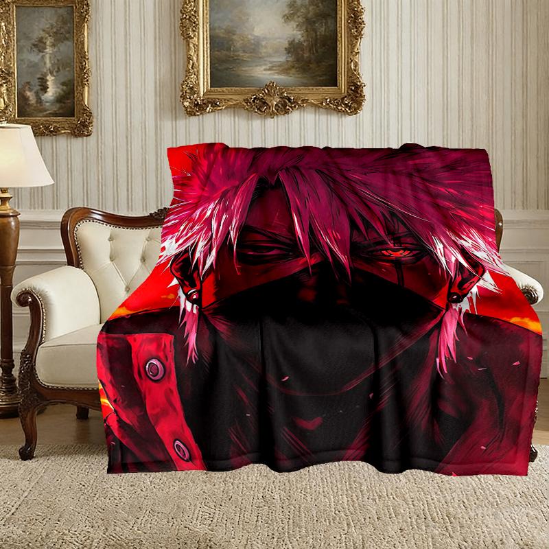 1pc naruto Blanket, Cozy Printed Throw Blanket, A Heartfelt Gift for Your Family and Friends