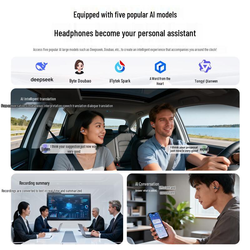 1MORE S22 Comfort Bean Open-Ear Bluetooth Earbuds