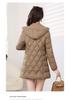 Women's Mid-Length Hooded Down Jacket - 2025 Autumn/Winter Slim Fit