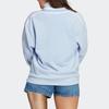 adidas Gestreifter Strick-Cardigan mit Einreiher für Damen Tops Hellrosa Blau IP3760
