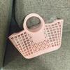 Hollow vegetable basket bag storage basket shopping basket pvc washing basket gift basket