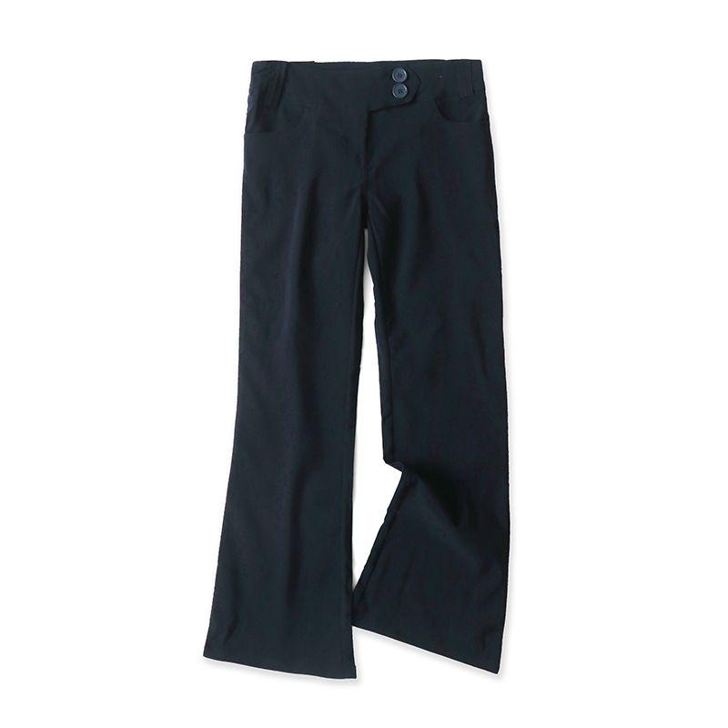 

Women s Bootleg Pants Spring & Fall New Arrival Loose Casual Straight Pants Slimming Versatile Fashion Foreign Order Pants 13274 Navy blue 14