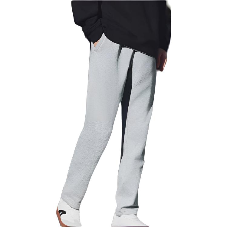 Anta Modische Vielseitige Lässige Fleece Bequeme Einfache Schnürung Gestrickte Sporthose Herren Unterteile 952548310-3