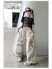 Girls' 2024 Summer Hip-Hop Graffiti All-Match Long Pants