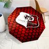 Stade Football Club Crest Automatic Folding Umbrella - 8-Rib Travel Umbrella with Auto Open/Close & Portable, Gift for Christmas, Birthdays