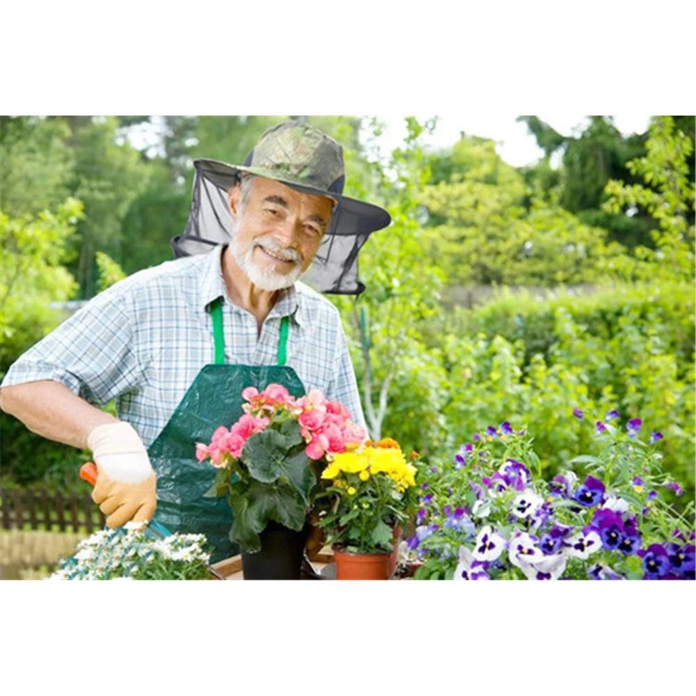 2 Pcs Mosquito Head Net Hat, Outdoor Mosquito Mask Hat,,a86