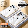 Applicable To Apple 11ProMax Mobile Phone Case iPhone11Air Ultra-thin Transparent Silicone Lens All-inclusive  Case