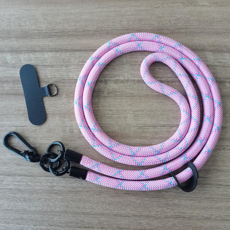 Wrist Mobile Phone Rope Pad Adjustable Crossbody Lanyard Multi-functional Mobile Phone Pad Lanyard Anti-loss Spring Lanyard