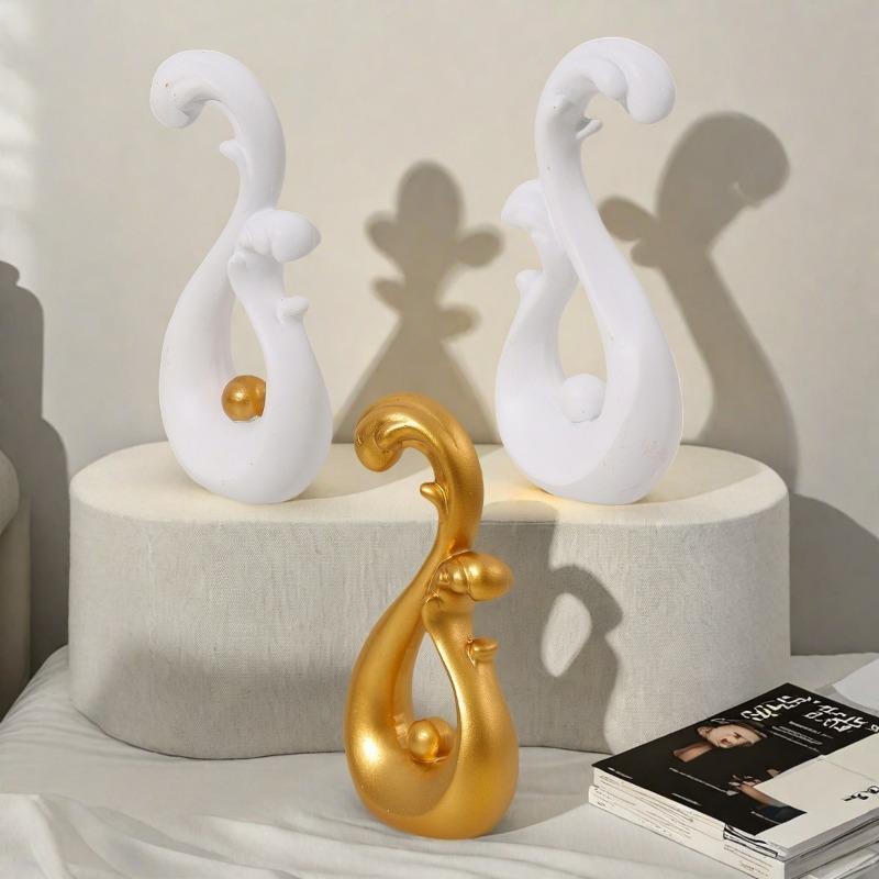 Vintage Abstract Art Ornaments Nordic Living Room Sculpture Housewarming Gift Interior Figurines Desk Home Decor