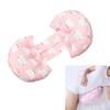 Ergonomic U Shape Lumbar Support Pillow For Side Sleepers Memory Foam Pillow With Removable Breathable Cover