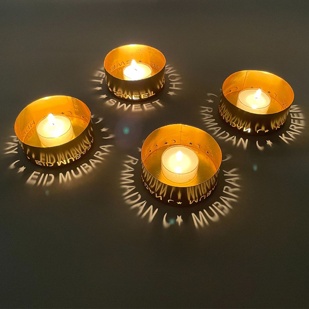 

Muslim Islamic Table Decor Eid Mubarak Ramadan Eid Al Adha Candle Holder