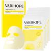 VARIHOPE Pure Vitamin C Moisturizing Sheet Mask Face 5 Individually VITA AGING Mask Vegan Korean Skincare (Very Hop) [Authentic] High-Adhesion Pack,