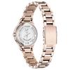 CITIZEN xC series 50 meters waterproof casual solar Quartz super titanium strap 27mm women's watch white dial ES9498-51D