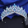Qualität Königliche Königin Krone Luxus Strass Kristall Tiaras und Kronen Hochzeit Haarschmuck Abschlussball Geschenk Brautaccessoires