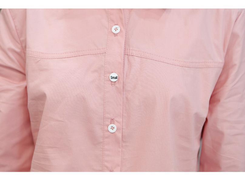 Women's Long-Sleeve Slim A-Line Lapel Shirt for Spring & Autumn - Korean Urban Style